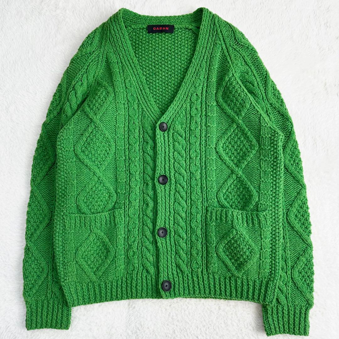 美品✨23aw CABaN キャバン ハンドニットカーディガン トゥモローランド