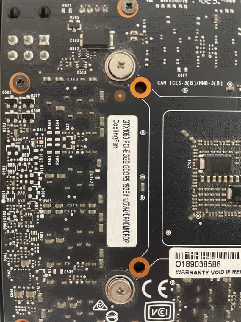 NVIDIA GTX 1060 3GBグラフィックボード