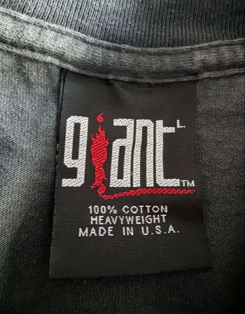 USA製giant★ニルヴァーナ★スリバーTシャツ黒sliver★NIRVANA