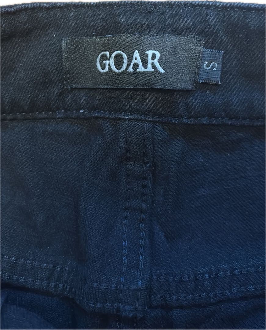 パンツ goar.archive strapped flare oil pants