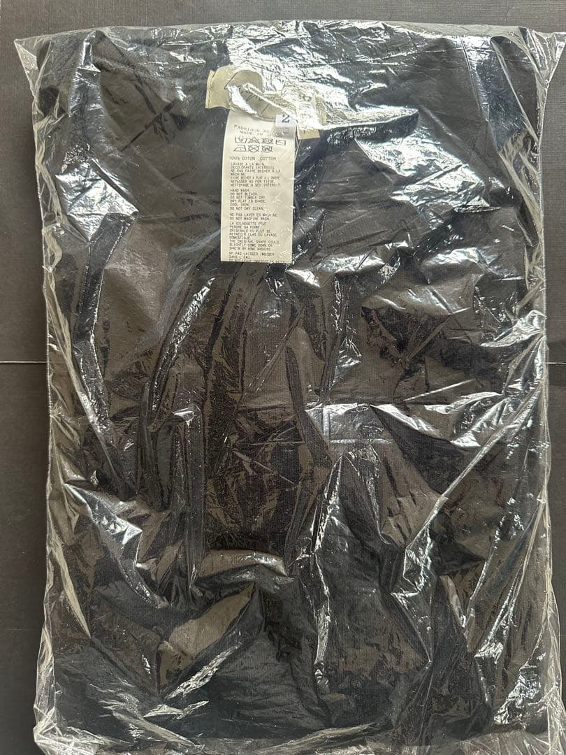 【クリーニング済み】YOHJI YAMAMOTO 長袖Ｔシャツ（黒）
