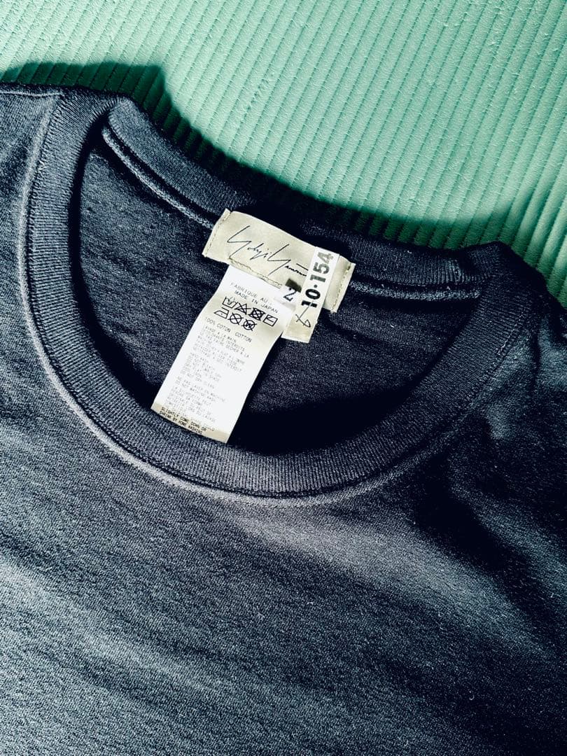 【クリーニング済み】YOHJI YAMAMOTO 長袖Ｔシャツ（黒）