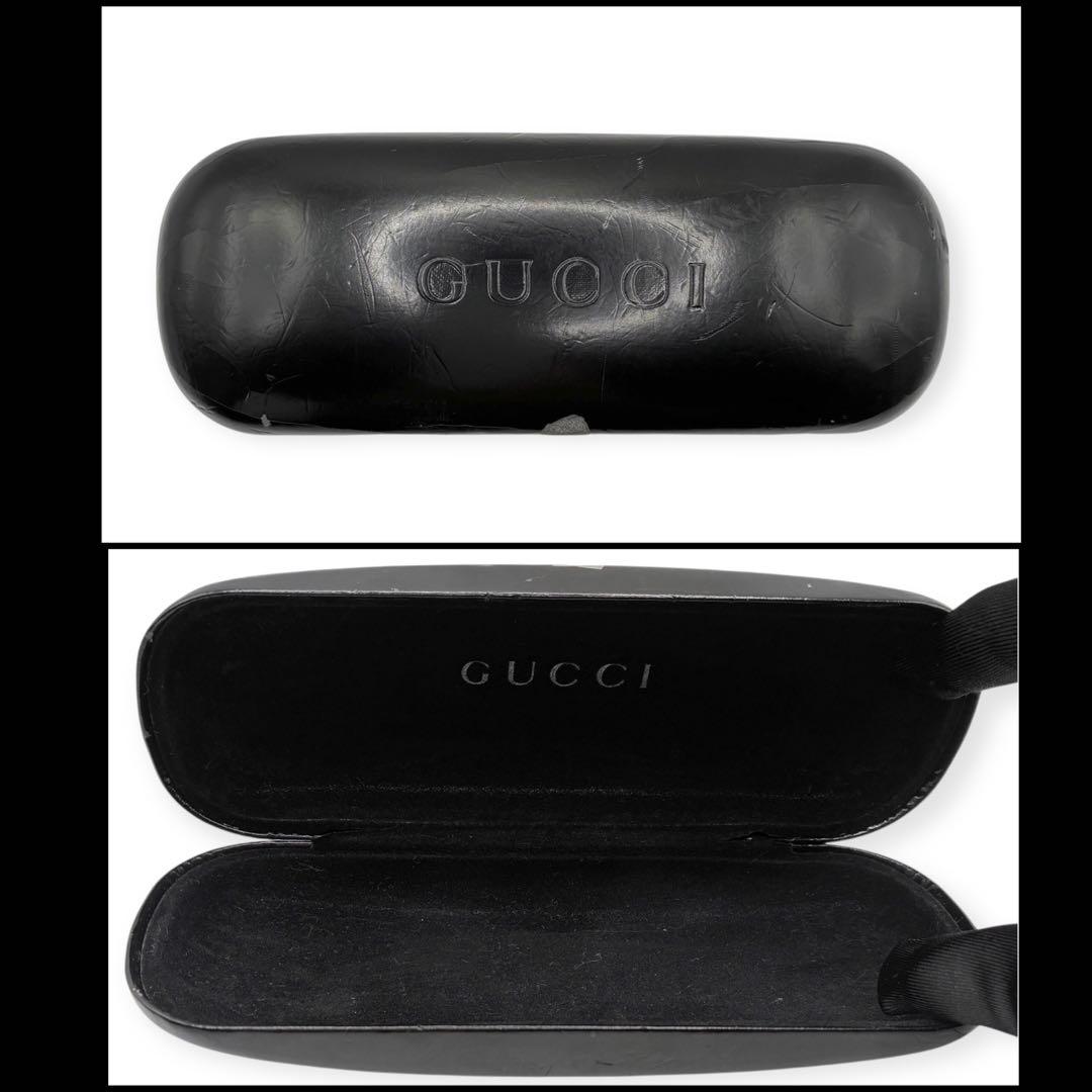 【美品】GUCCI グッチ　スクエア　リムレス　サングラス