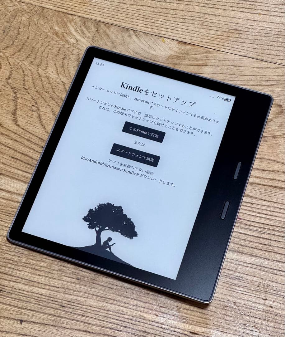 Kindle oasis 第10世代 8GB S8IN4O　純正本革カバーセット