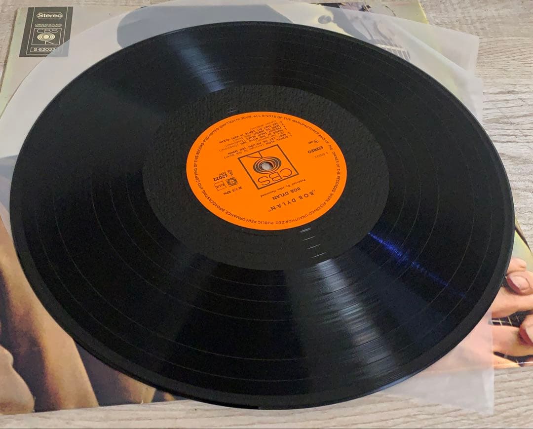 初期盤Bob Dylan 1st S62022 CBS オランダ盤 オレンジ