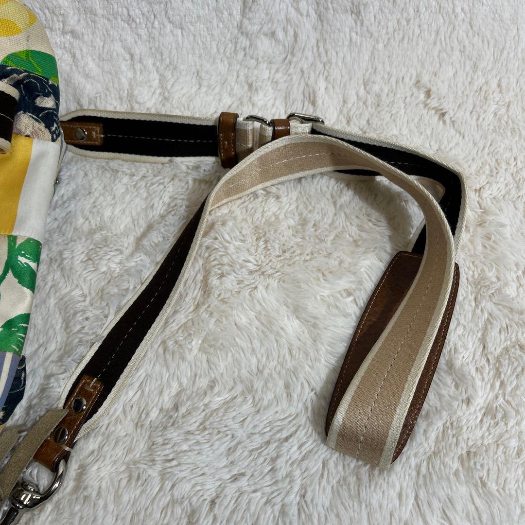 【美品】コーチ パッチワーク 2way ボストンバッグ キャンバス 10452