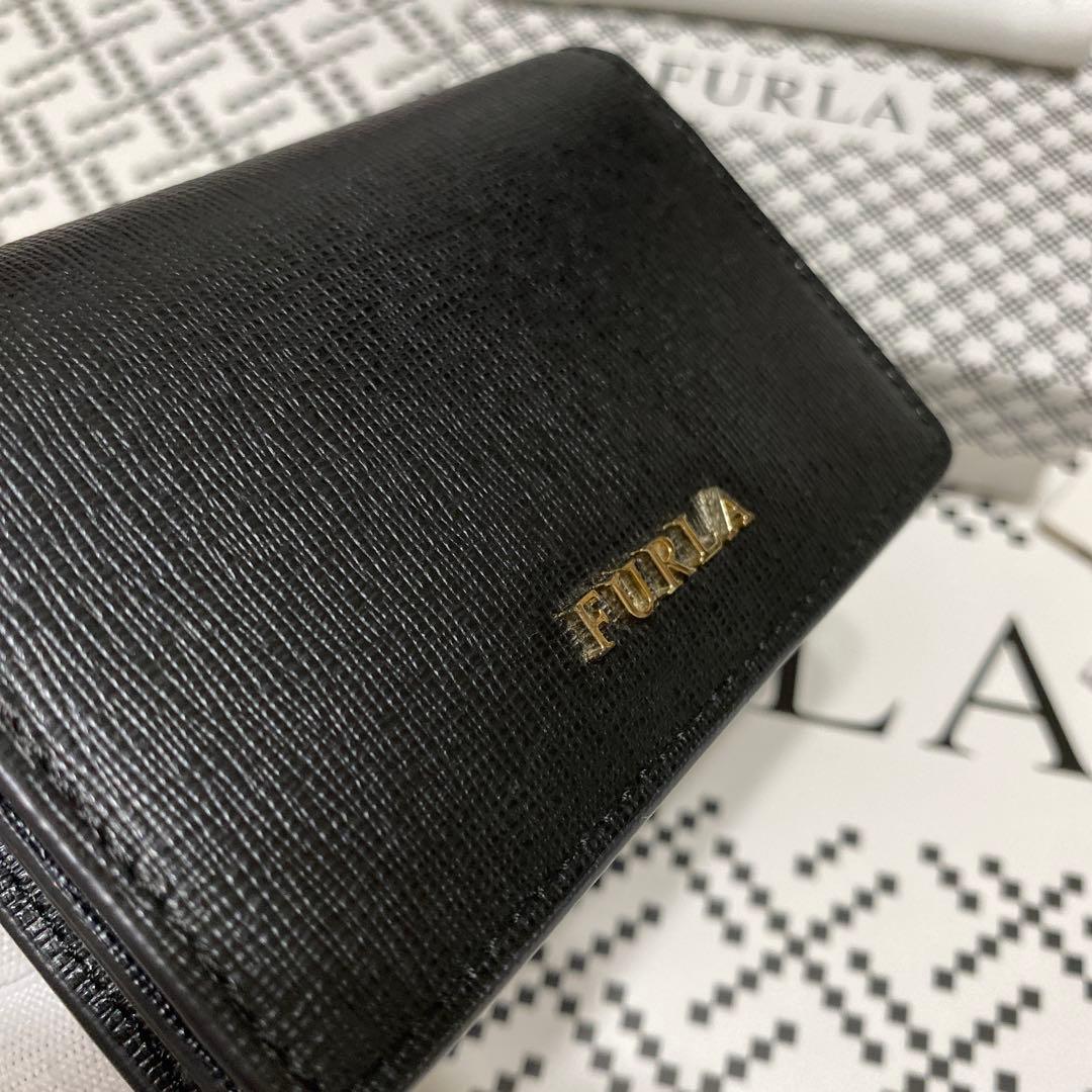 極美品　フルラ　Furla　名刺入れ　カード/パスケース　レザー