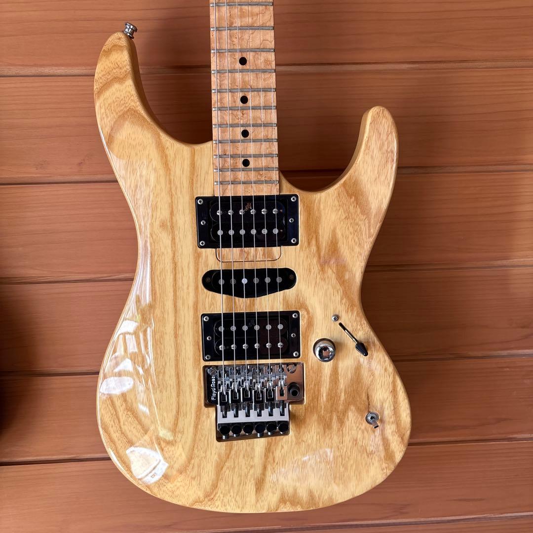 Killer scary エレキギター ナチュラルウッド ハードケース付