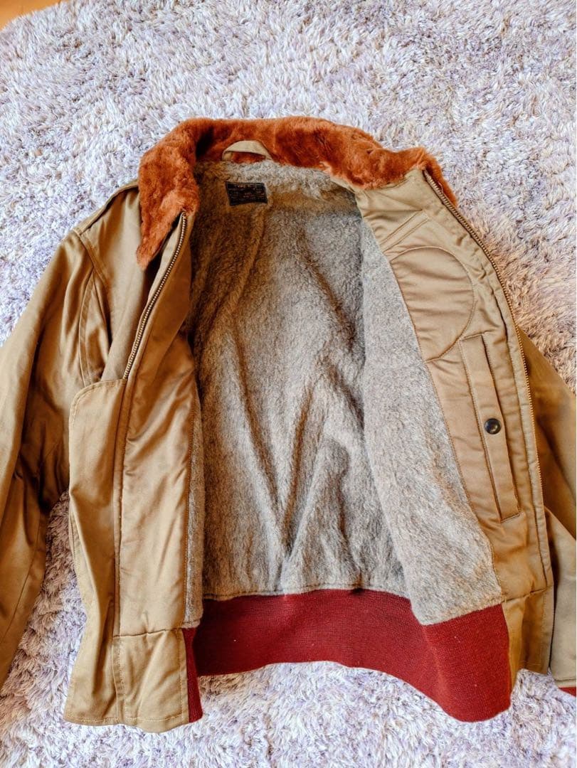 BUZZ RICSON'S B-10 flight jacket赤リブ極美品