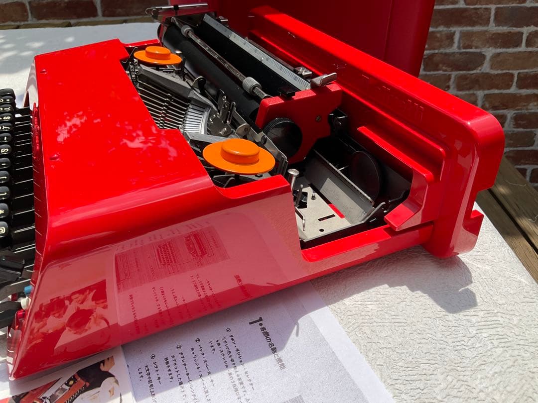 olivetti valentine 整備済　完動品　中古品　超綺麗