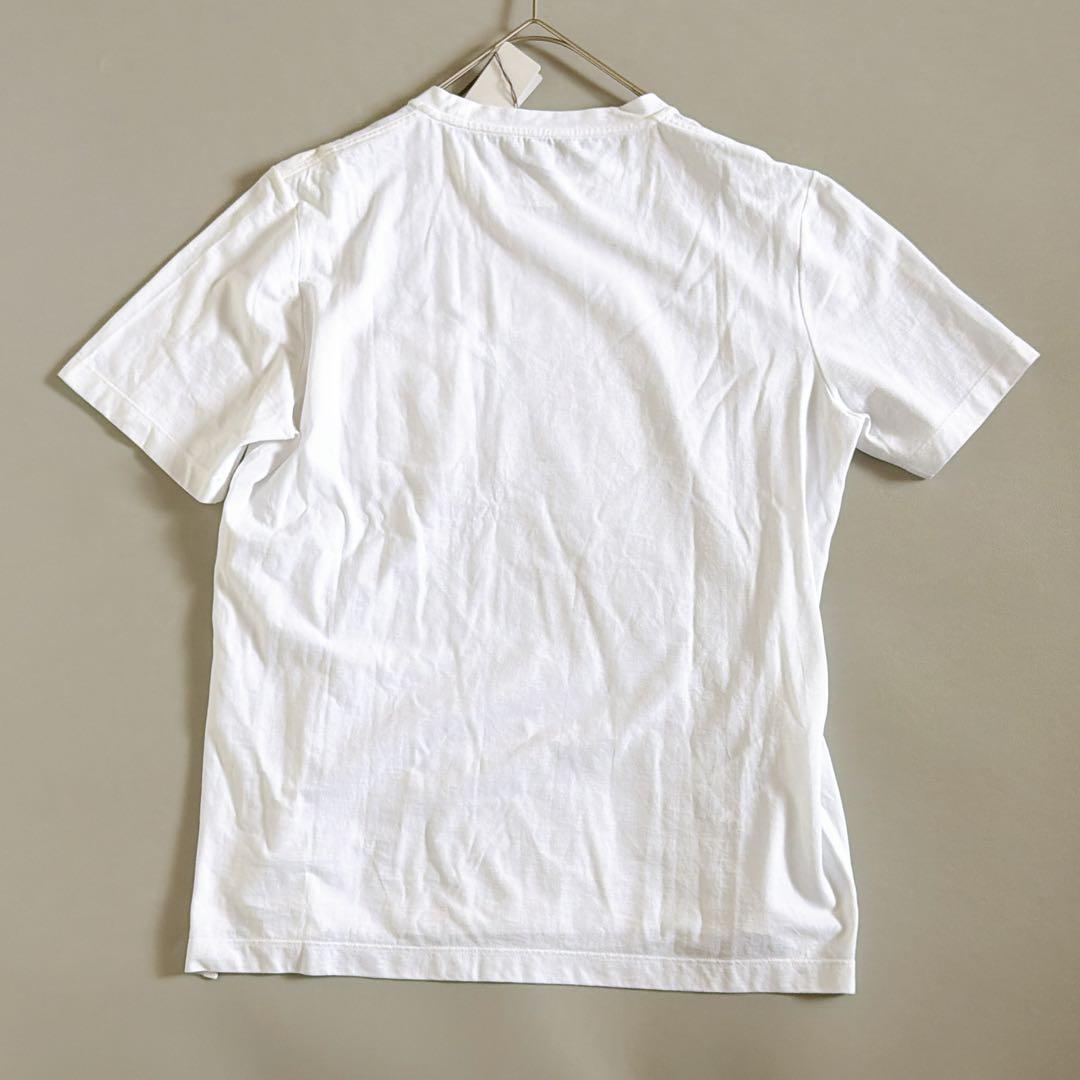 近年モデル タグ付き HERMÈS エルメス Tシャツ ホワイト Mサイズ