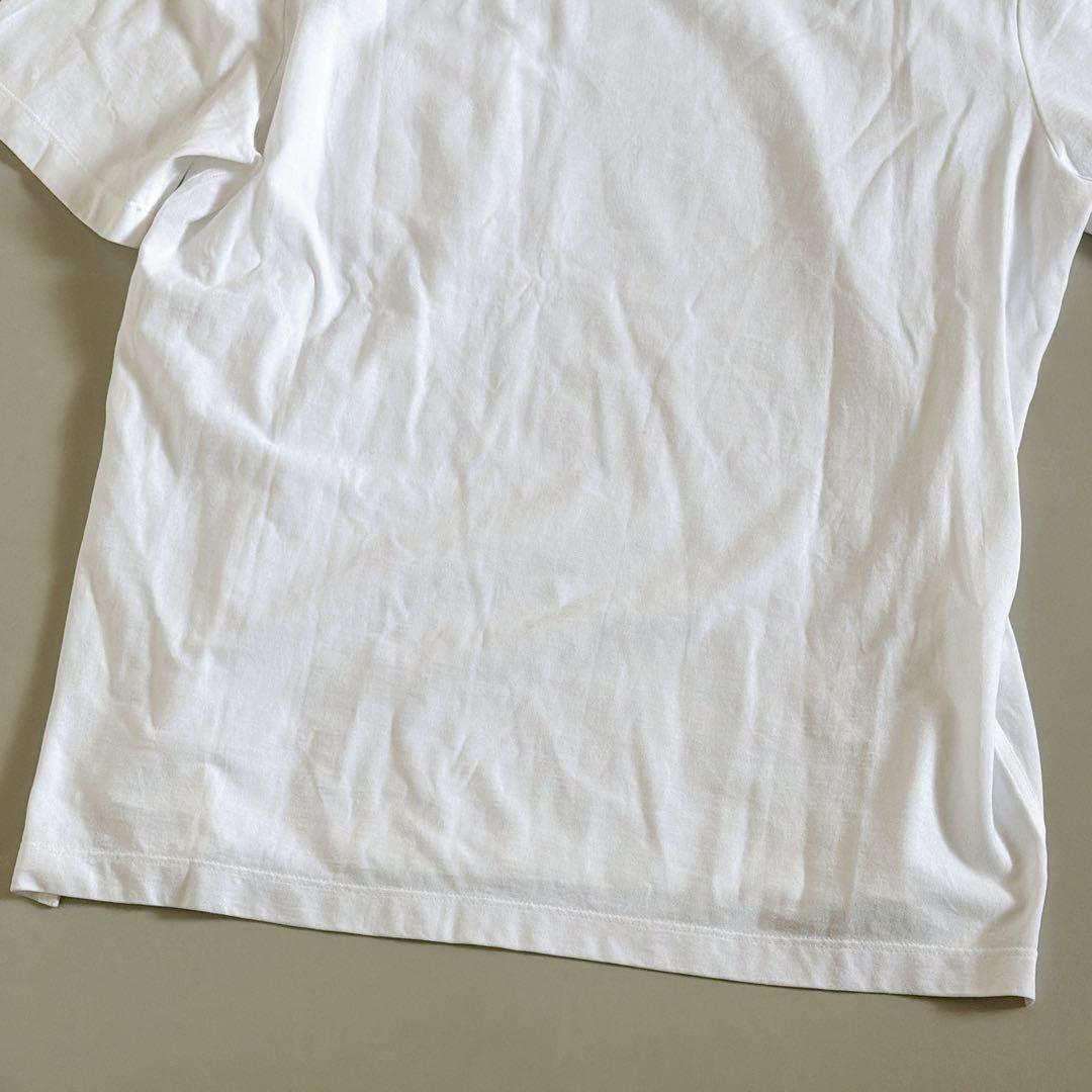 近年モデル タグ付き HERMÈS エルメス Tシャツ ホワイト Mサイズ
