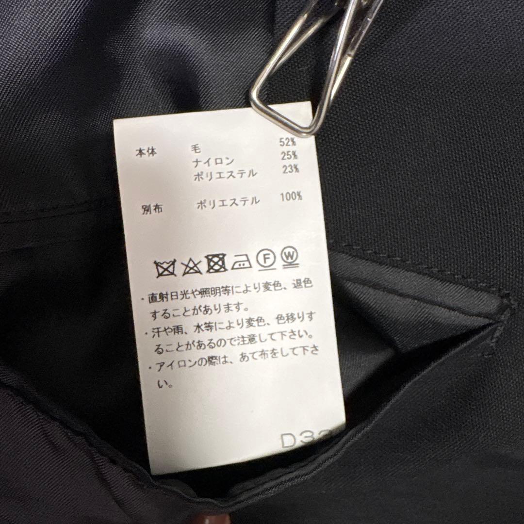 メゾンスペシャル コーデュラウールプライムオーバー金ボタンブレザー X 黒