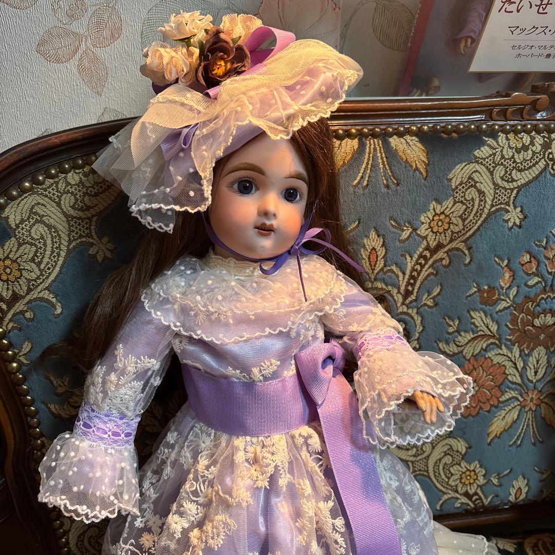 ki様 ドール用 ラベンダー ドレスとヘッドドレス✖️2 ドロワーズ