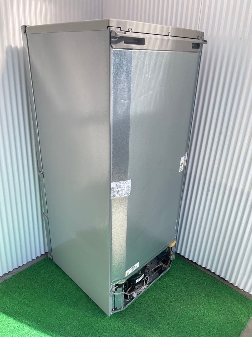 972 アクア 272L 3ドア冷蔵庫 右開き シルバー コンパクトデザイン