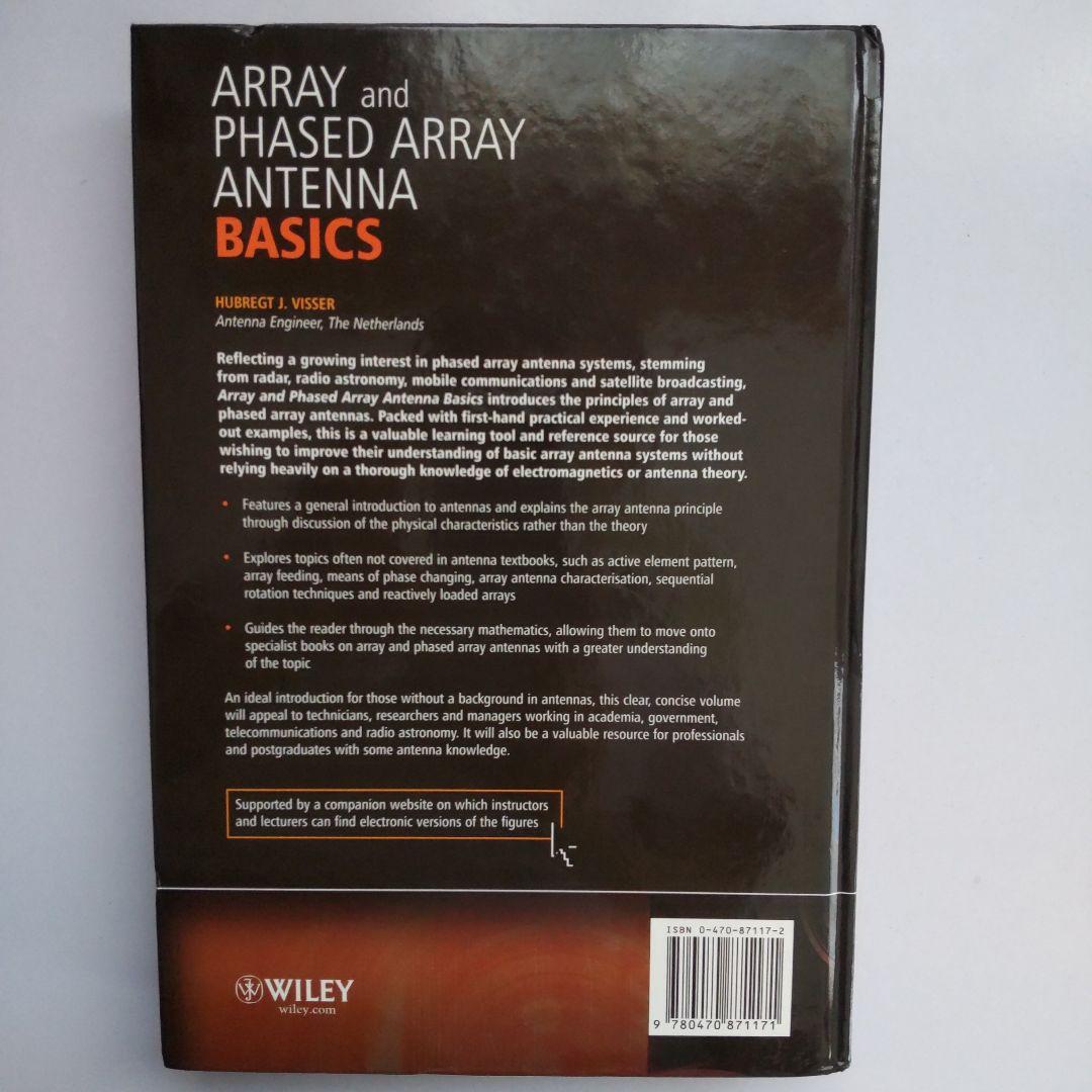 洋書 Array and Phased Array Antenna Basics