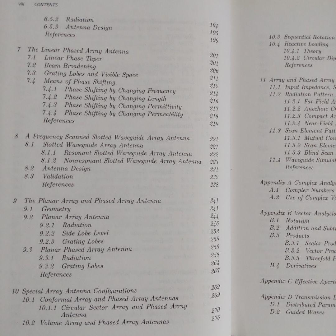 洋書 Array and Phased Array Antenna Basics