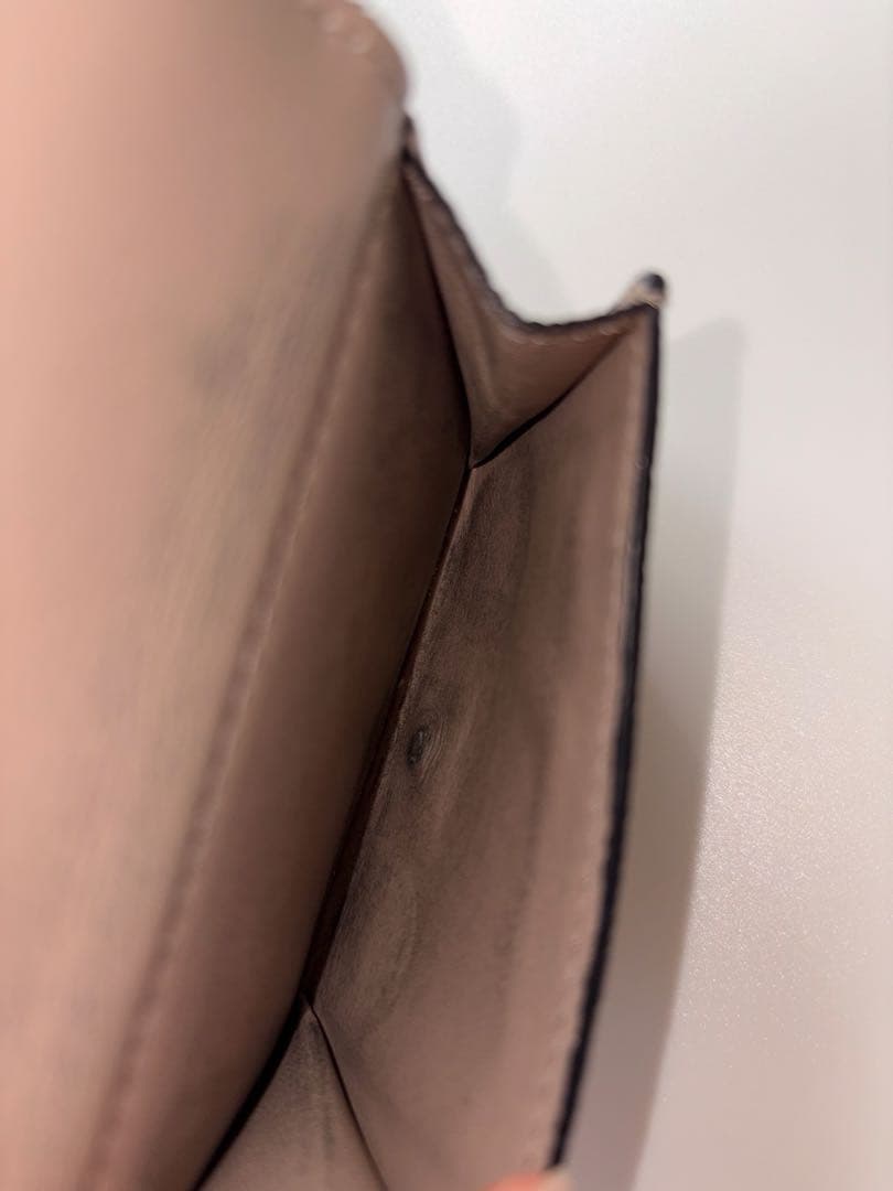 yuu　LOEWE グレー 三つ折り財布