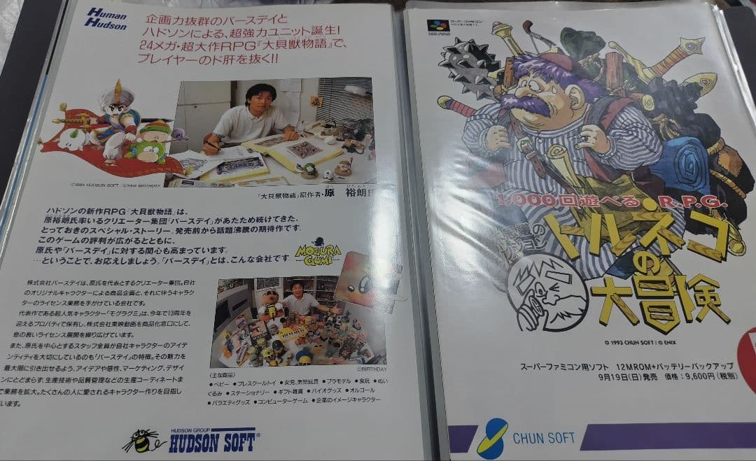 ゲーム機、ソフトのパンフレット、ポップなど