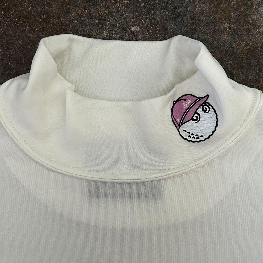WIND AND SEA x Malbon Golf モックネック 長袖シャツ