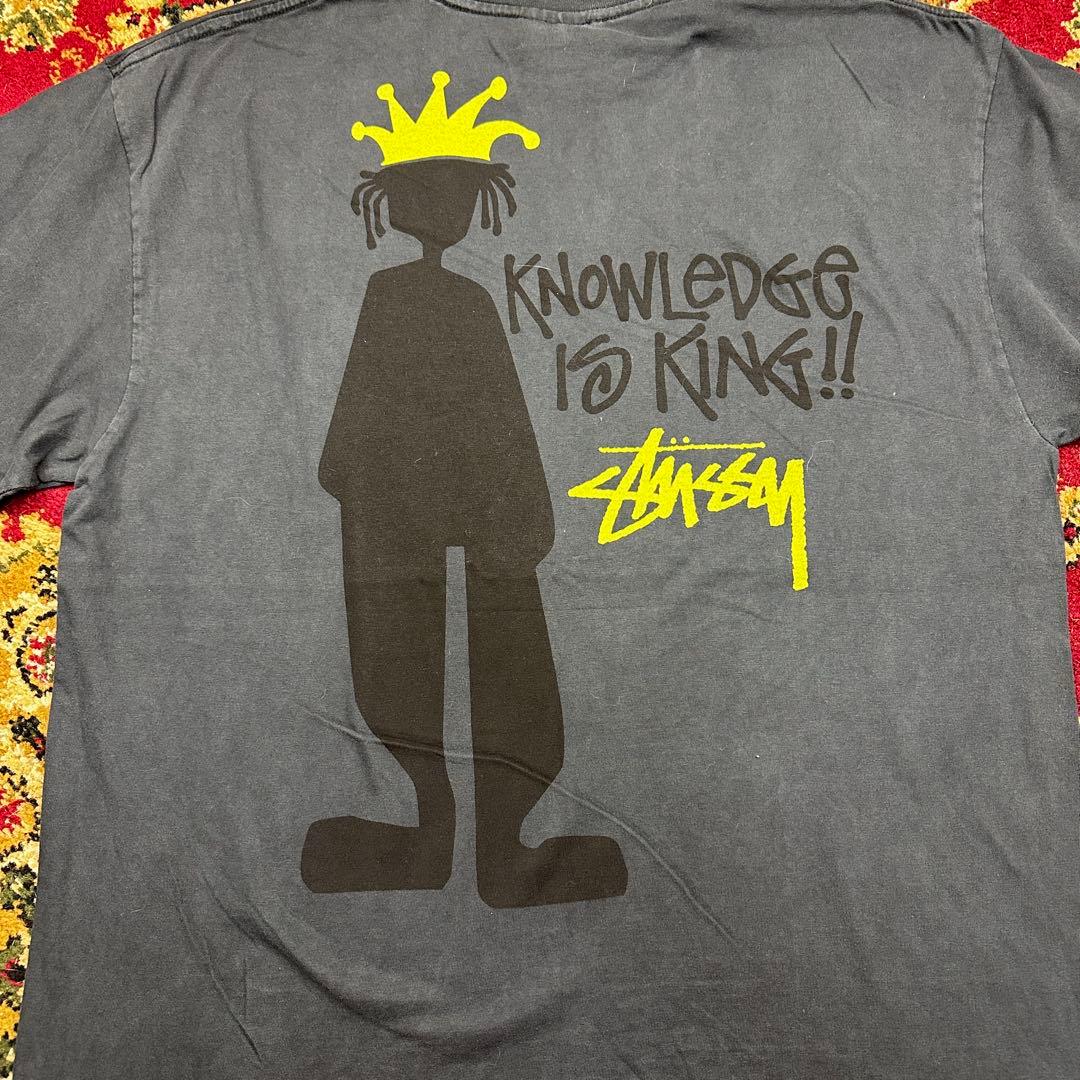 STUSSY KNOWLEDGE IS KING ステューシーTシャツ