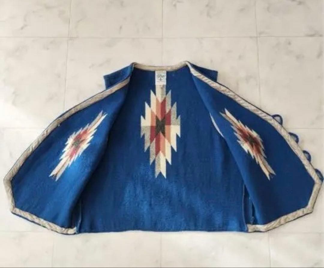 希少 赤タグ ORTEGA’S ブルー 40 ポインテッドチマヨベスト オルテガ