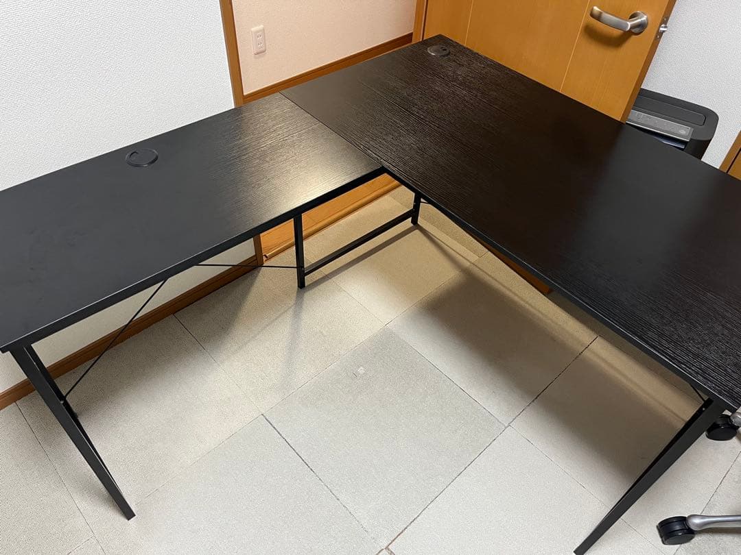 DORIS パソコンデスク　幅120・140 L型 〜09/07まで出品