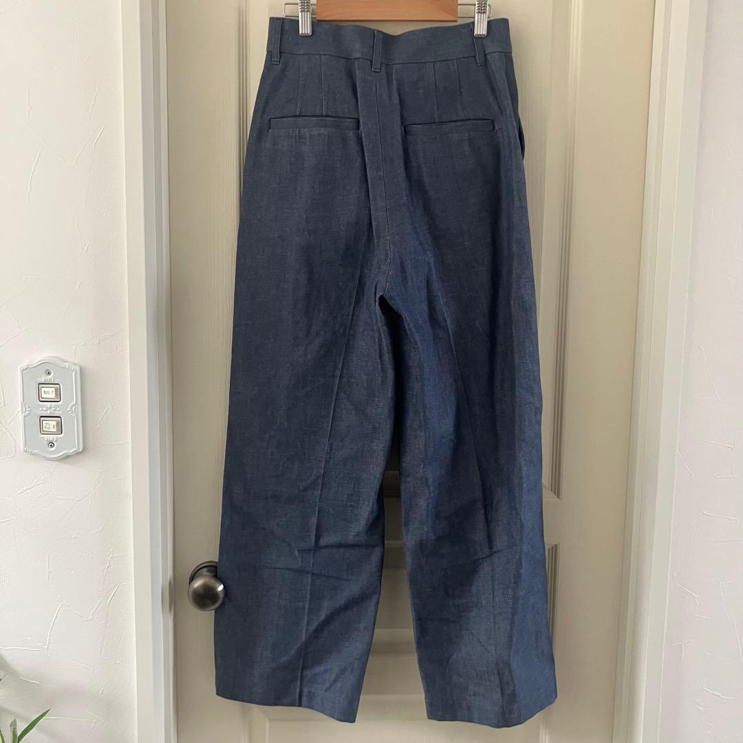 美品ジャーナルスタンダードレサージュL'essage✨デニムスラックスパンツ36