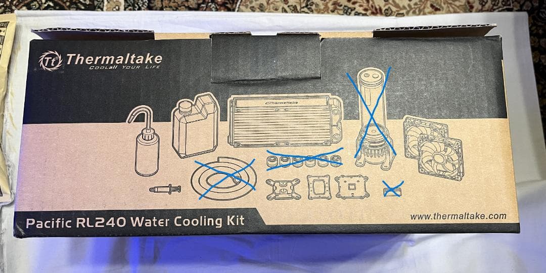 Thermaltake Pacific RL240 水冷キット 未使用