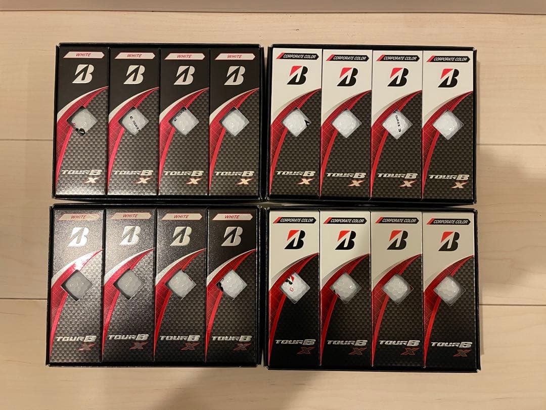 ブリヂストン　ゴルフボール　TOUR B X 4箱
