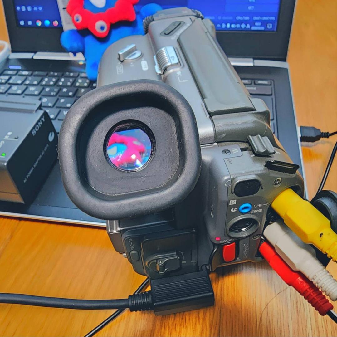 【動作確認済】 SONY Hi8 高画質 ビデオカメラ AC アダプタ セット