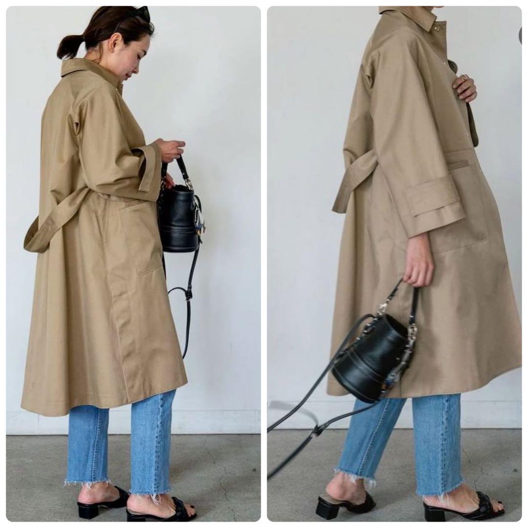 ゆき様　希少美品　オーガ　トレンチコート　ベルト　ロングコート