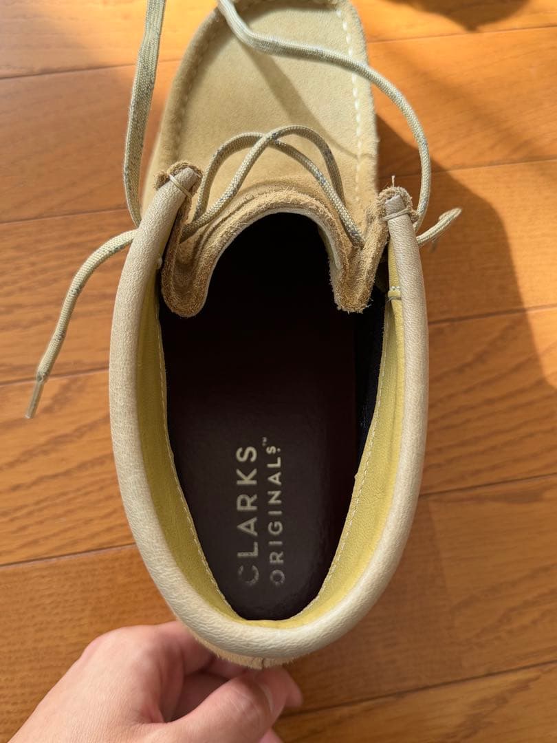 Clarks wallabee GORE-TEX ベージュ クラークス