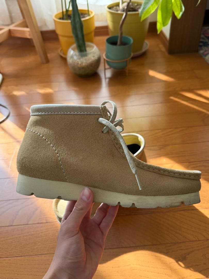 Clarks wallabee GORE-TEX ベージュ クラークス