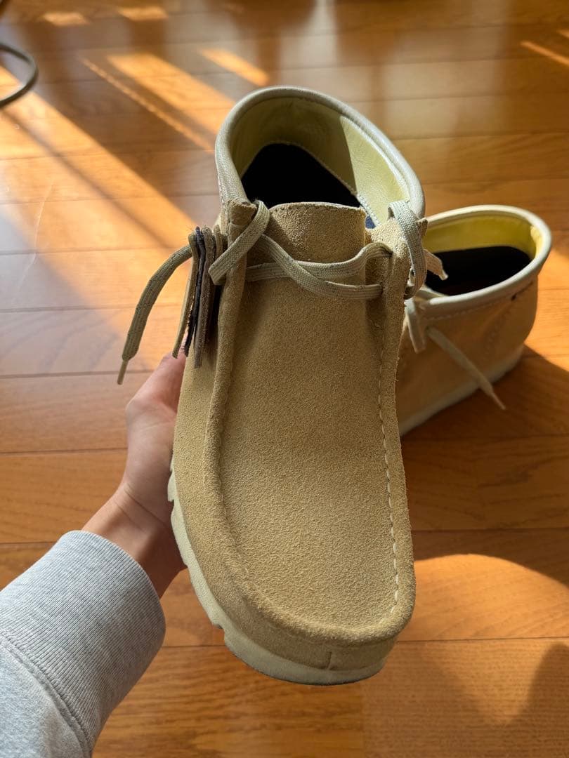 Clarks wallabee GORE-TEX ベージュ クラークス
