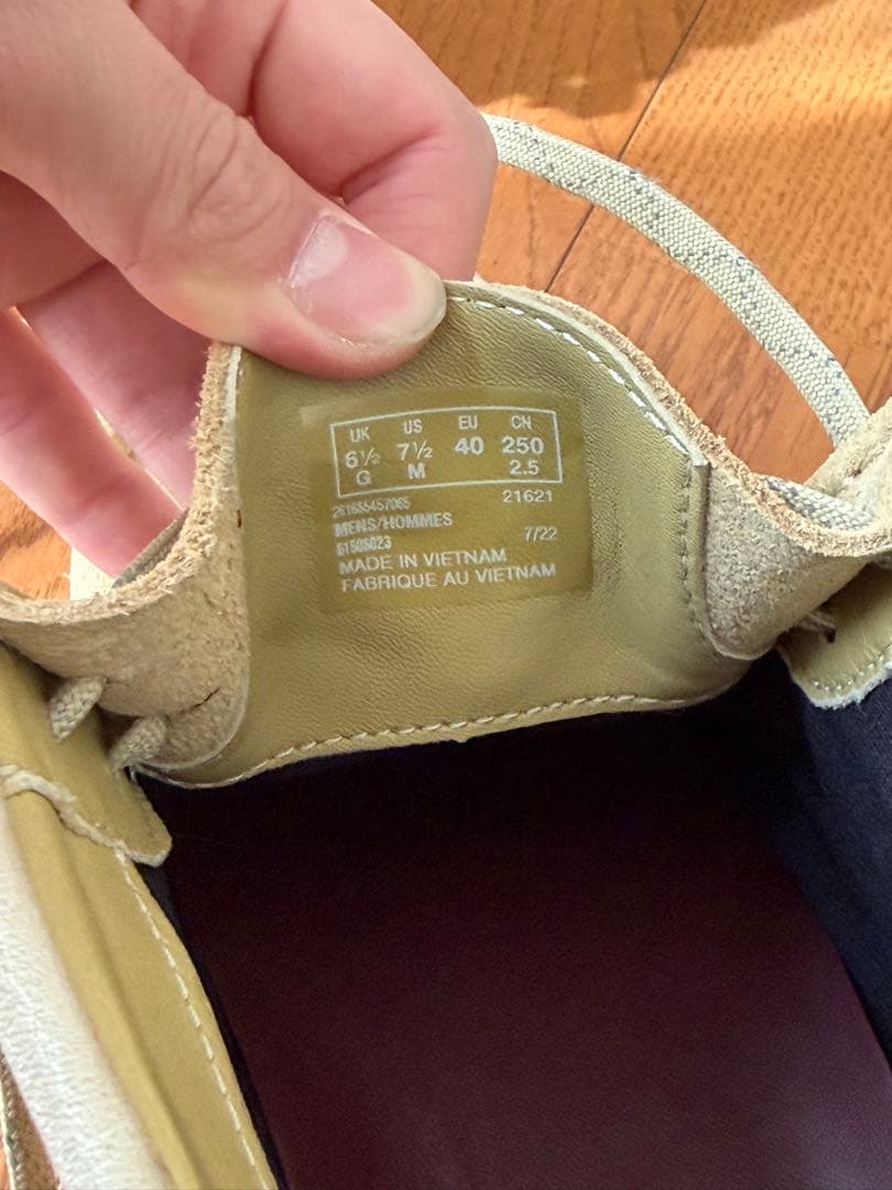 Clarks wallabee GORE-TEX ベージュ クラークス