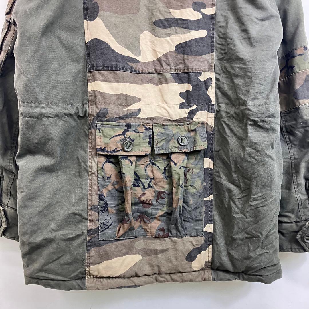 90s VEKDO HINOKS N-3B フライトジャケット スイス軍 カモ柄