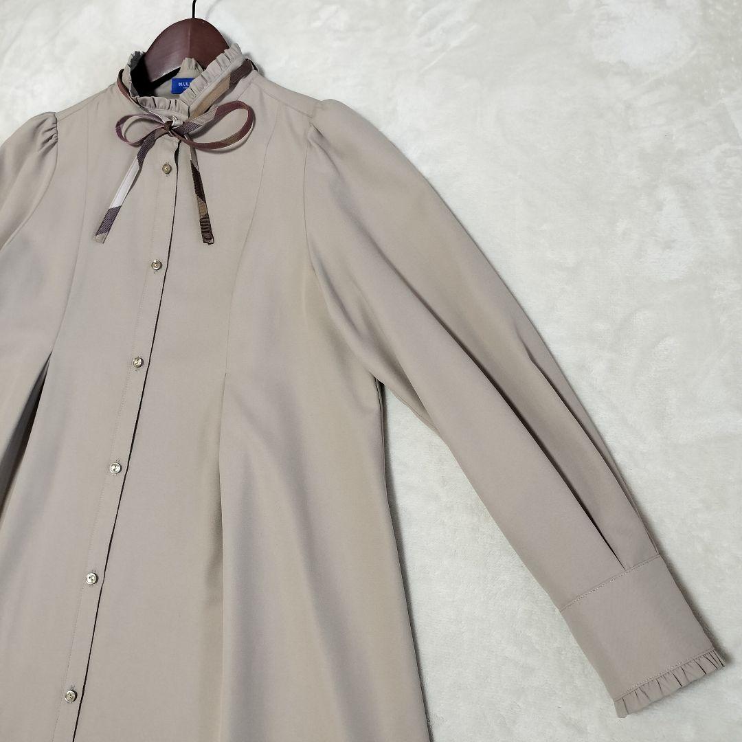 美品　ブルーレーベルクレストブリッジ　シャツワンピース　38サイズ