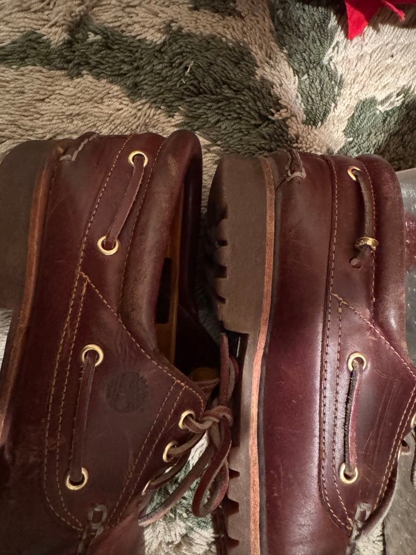 早い者勝ち！！Timberland 3eye バーガンディー