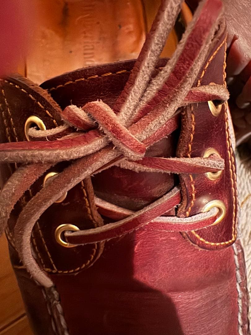 早い者勝ち！！Timberland 3eye バーガンディー