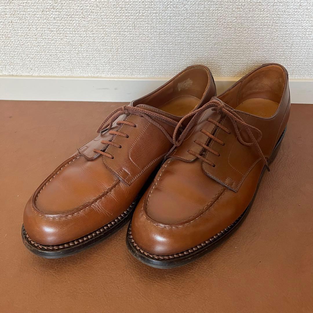【美品】J.M. WESTON 641 ゴルフ タン ロシアンカーフ ウエストン