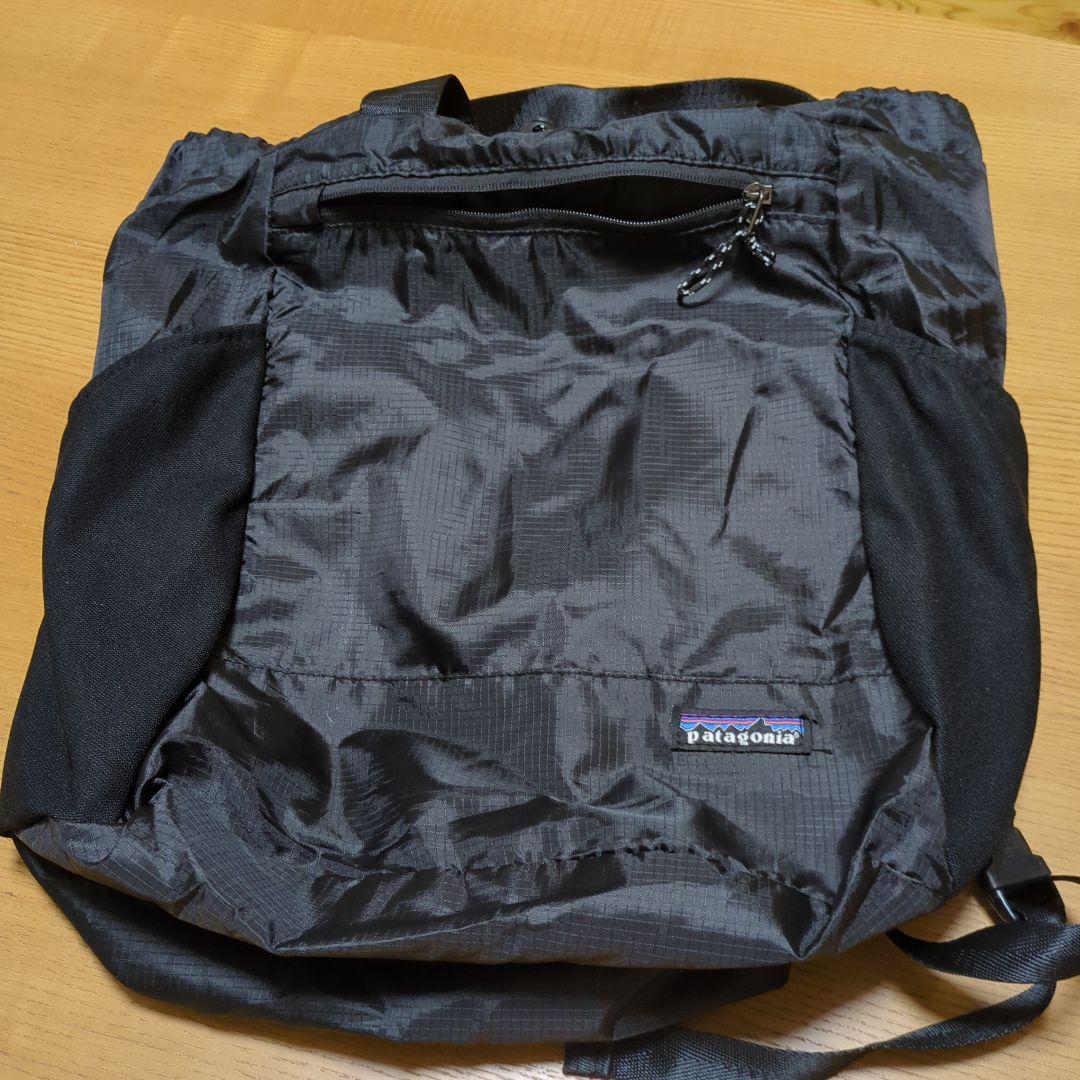 patagonia 折りたたみバッグ ブラック