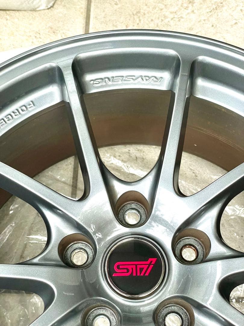 STI パフォーマンスホイール 18インチ 8.5J +53 マットガンブラック