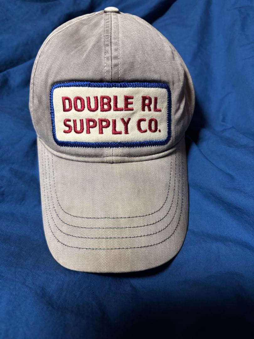 DOUBLE RL SUPPLY CO. ベースボールキャップ グレー激レア‼️