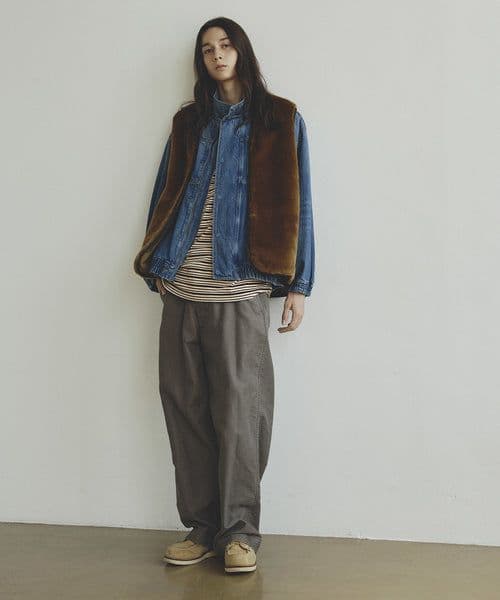 限定価格！ADAM ET ROPE’別注 ファーライナーベストBarbour