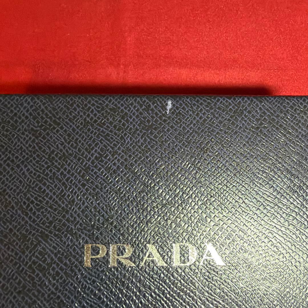 PRADA プラダ 財布 ブラック TESSUTO 二つ折り財布 ナイロン