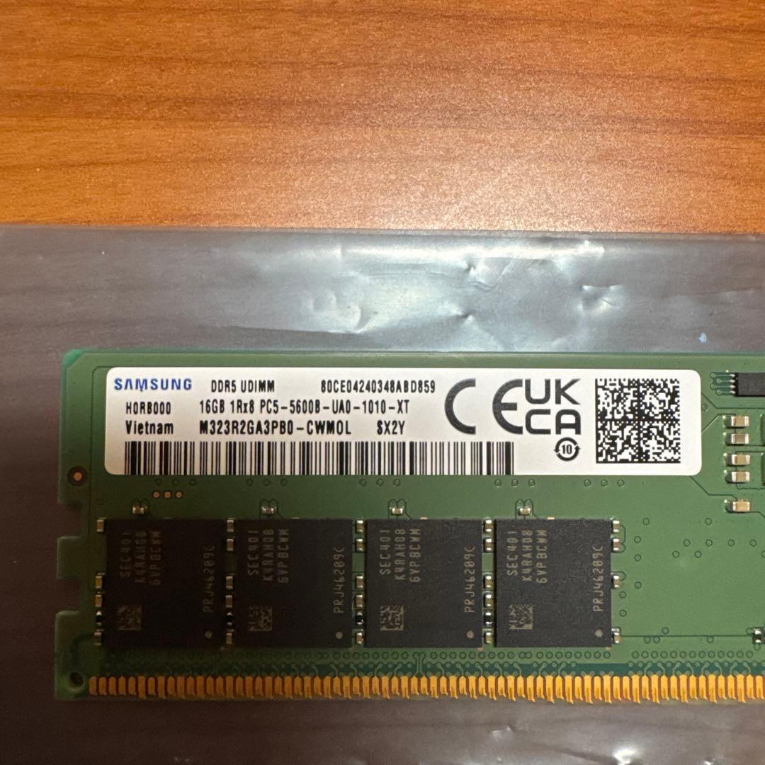 え*ど様 Samsung 16GB DDR5 メモリー