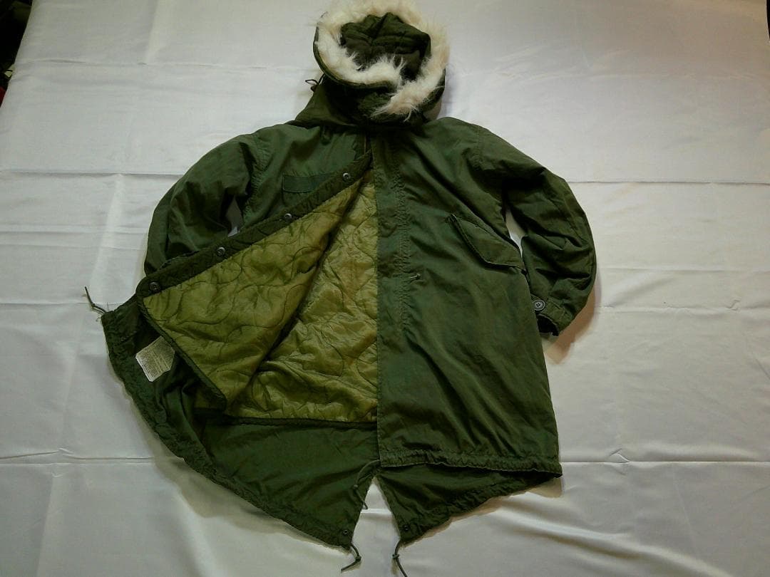 米軍実物 Ｍ65 フィッシュテールパーカー フルセット X-SMALL XS