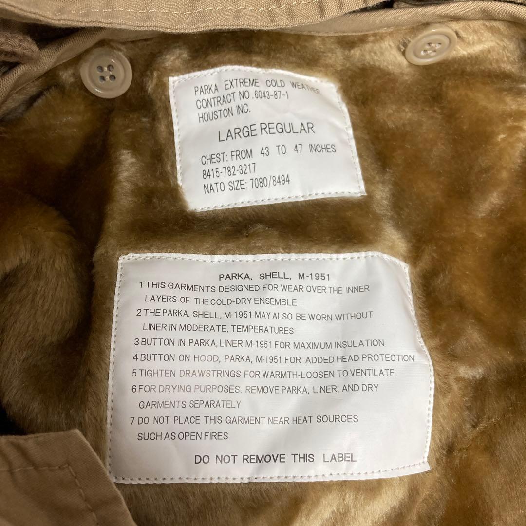 専用　新品【HOUSTON】　パーカー　フーデッドコート　M-51 PARKA