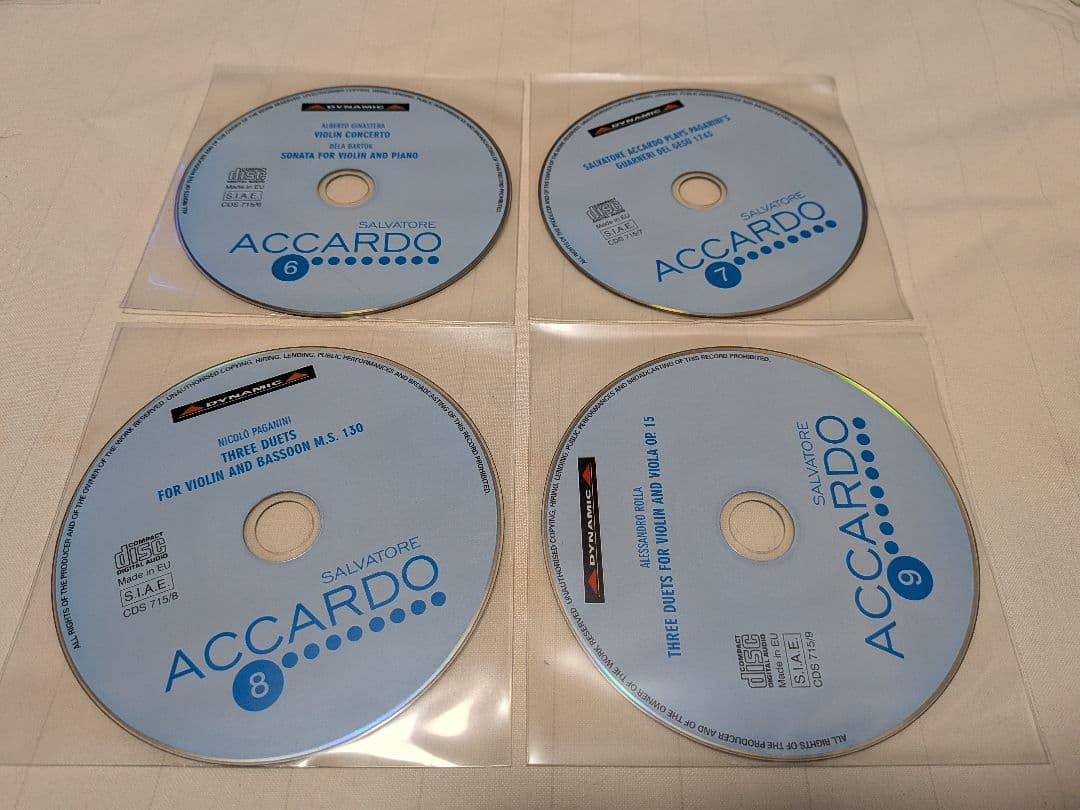９枚組　Salvatore Accardo